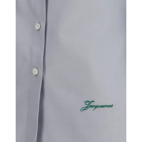 Jacquemus La Chemise de Costume Open Back Shirt in Light Grey FR 40 US 8 - Picture 3 of 8